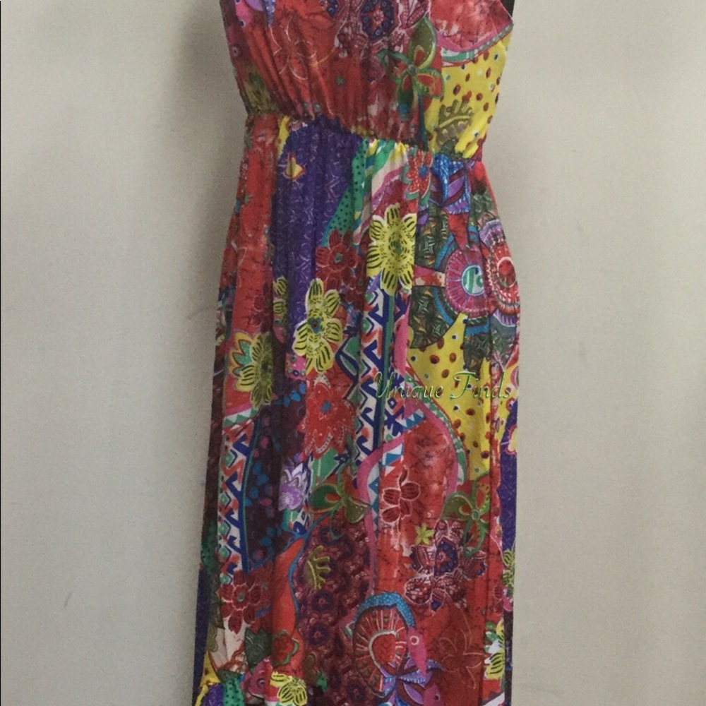 Bright High Low Dress